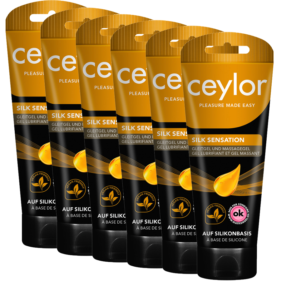 Ceylor Gleitgel: Silk Sensation 6x100ml