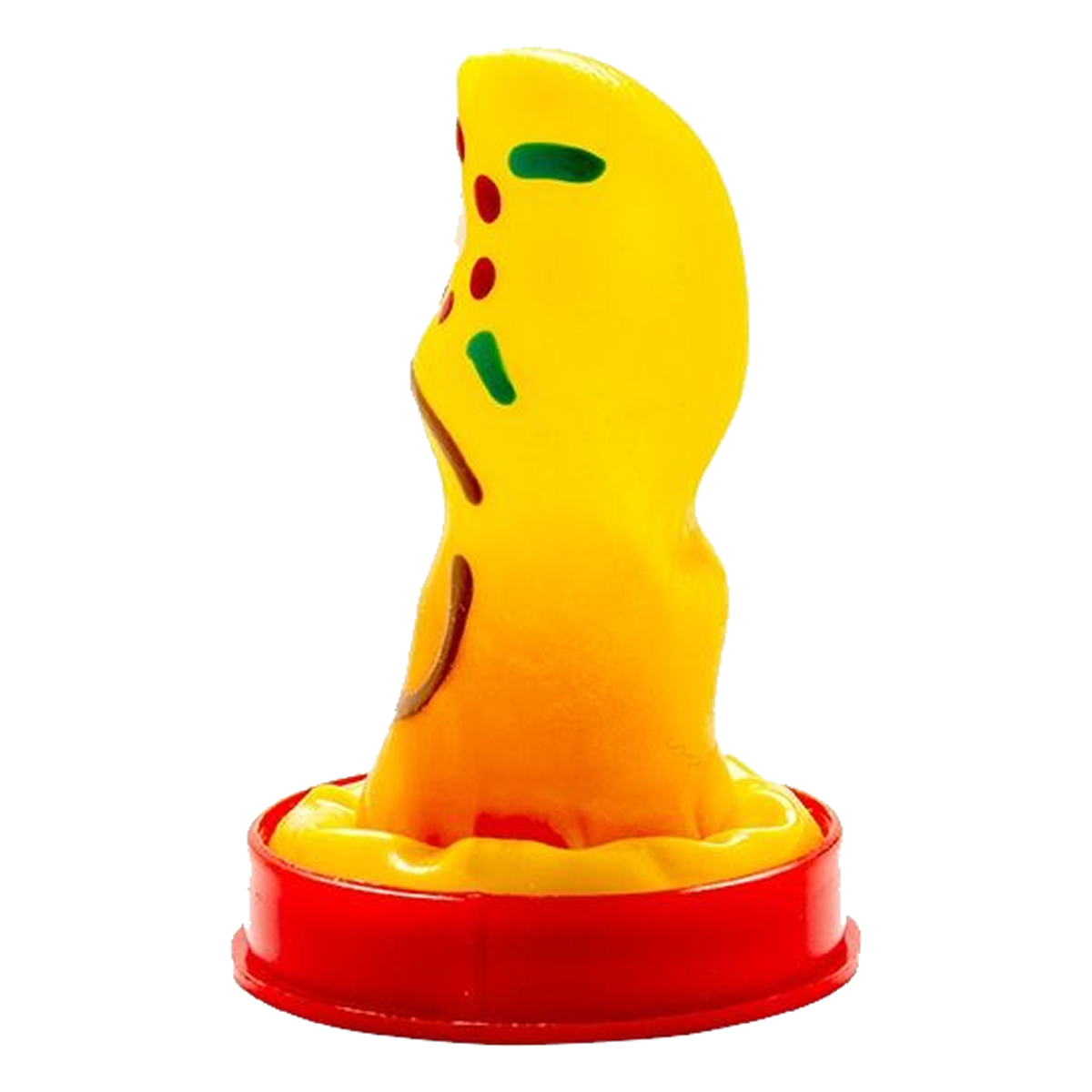 Novelty condom with figure «Wooden shoe», 1 piece, hand-painted