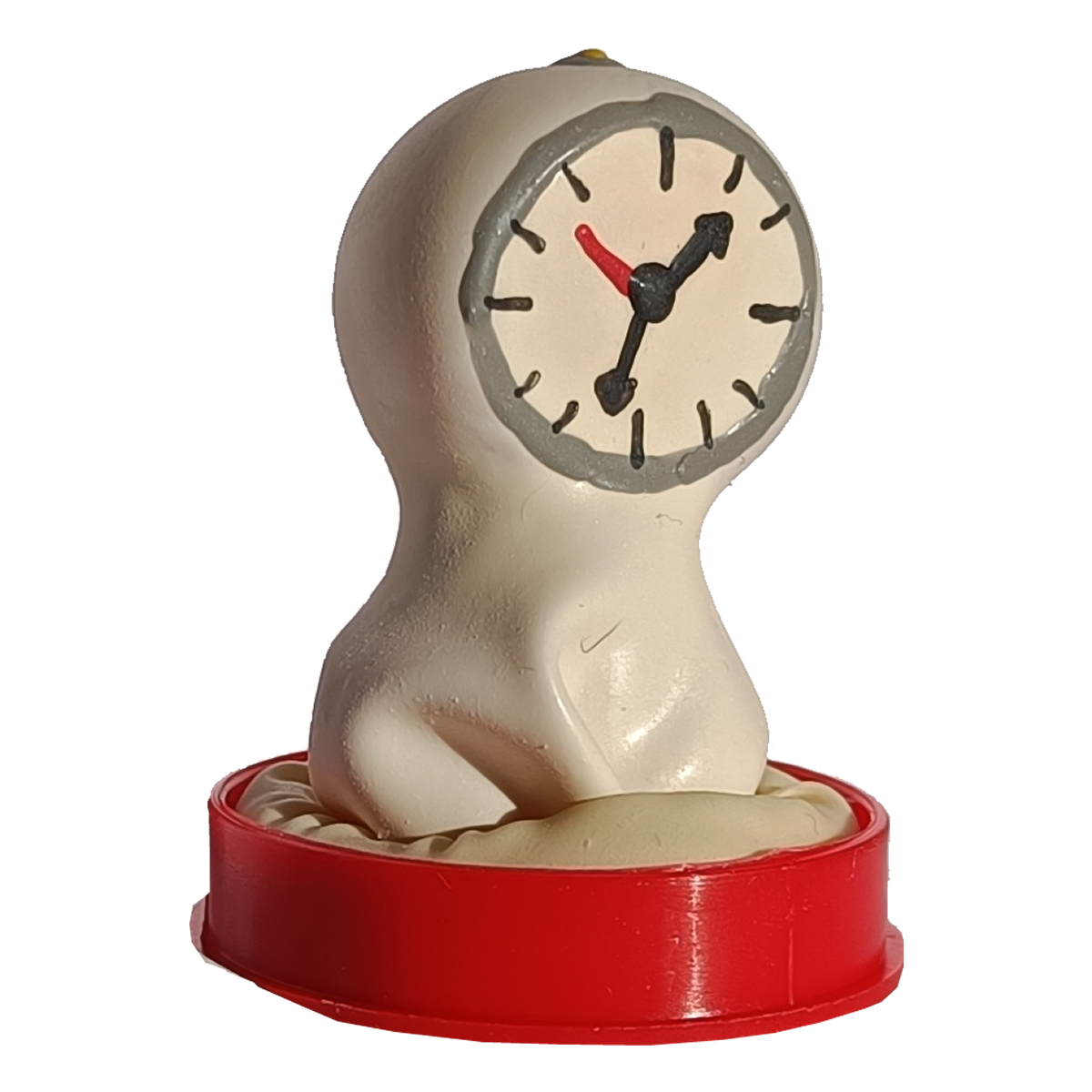 Novelty condom with figure «Clock» 1 piece, hand painted