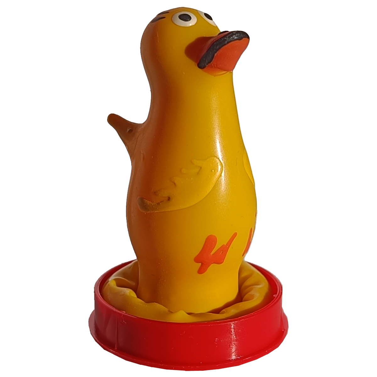 Novelty condom mit figure «Big Duck» 1 piece, hand painted