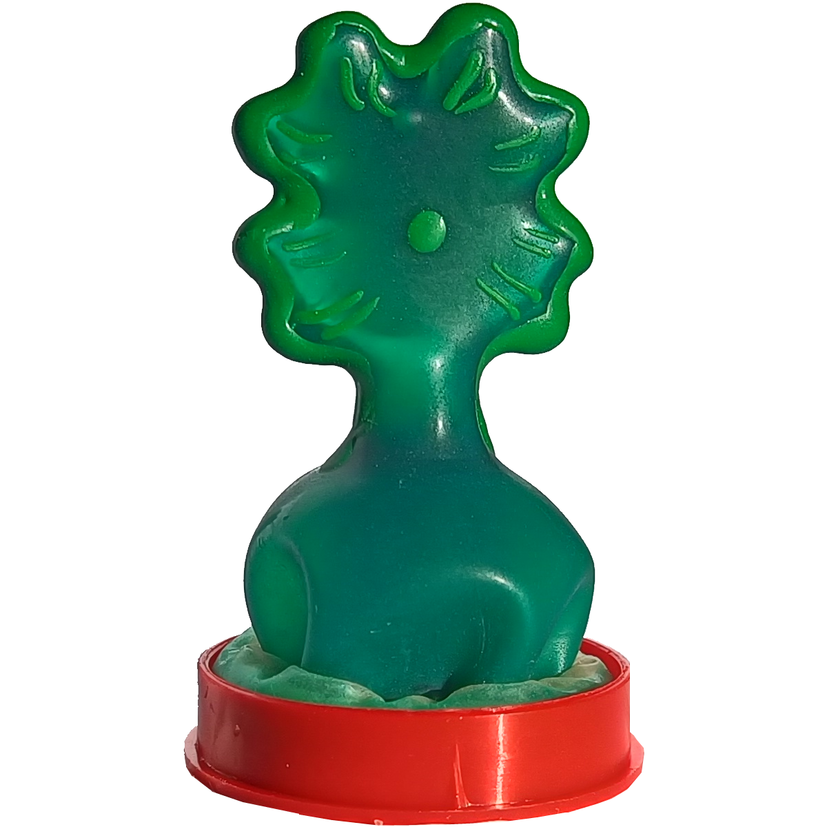 Novelty condom mit figure «Cloverleaf» 1 piece, hand painted