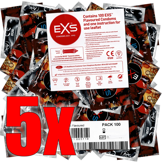 EXS Mega-Pack: Cola Flavour, 5x100 Kondome