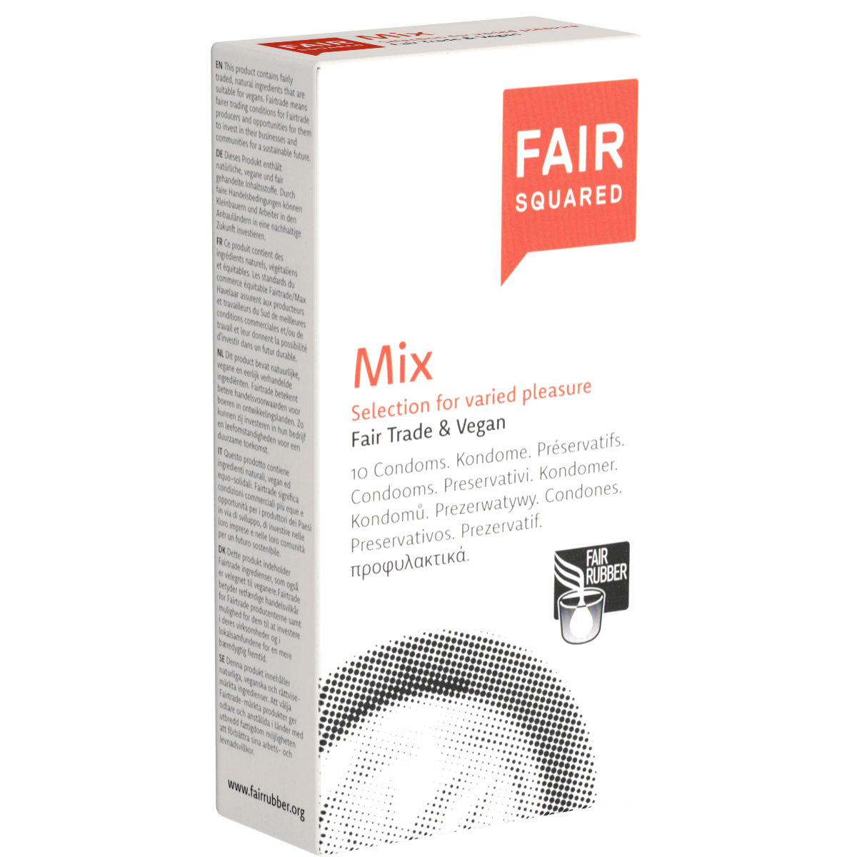 Fair Squared Single: Mix, 10 Fair Trade condoms