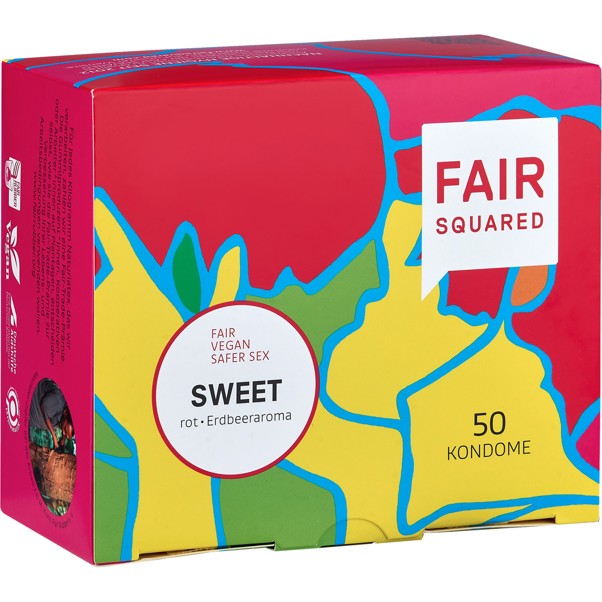 Fair Squared Maxi-Pack: Sweet, 50 Fair Trade condoms