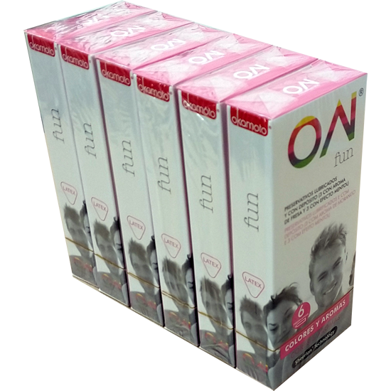 Okamoto Retail-Unit: ON® Fun, 6x6 condoms