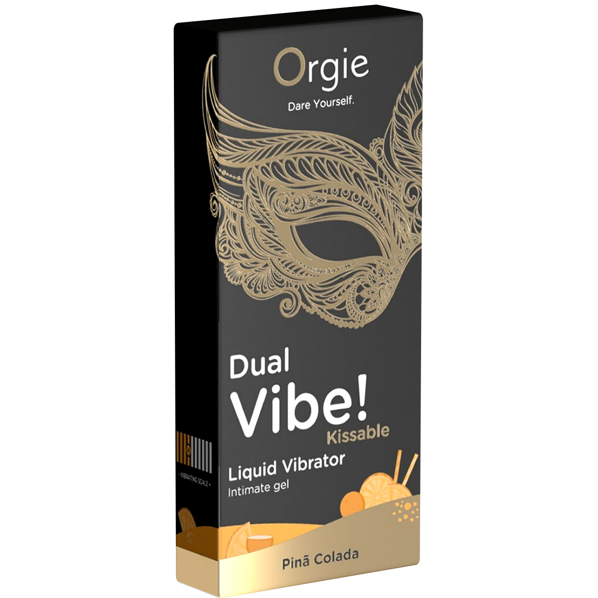 Orgie «Dual Vibe» Pina Colada, 15ml stimulierendes Intimgel mit Geschmack