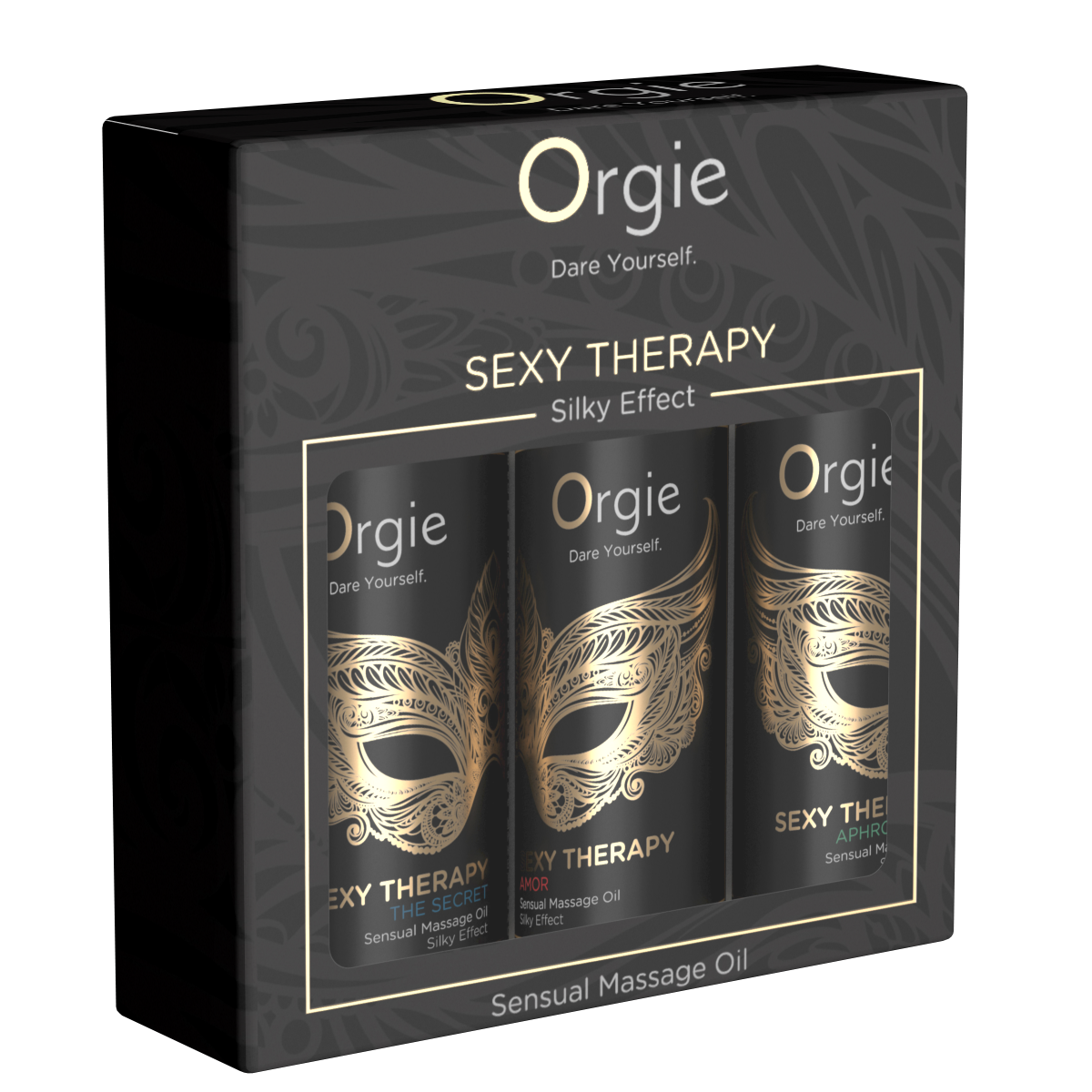 Orgie «Sexy Therapy Collection» Mini Size, 3x30ml Massageöl in drei verschiedenen Sorten