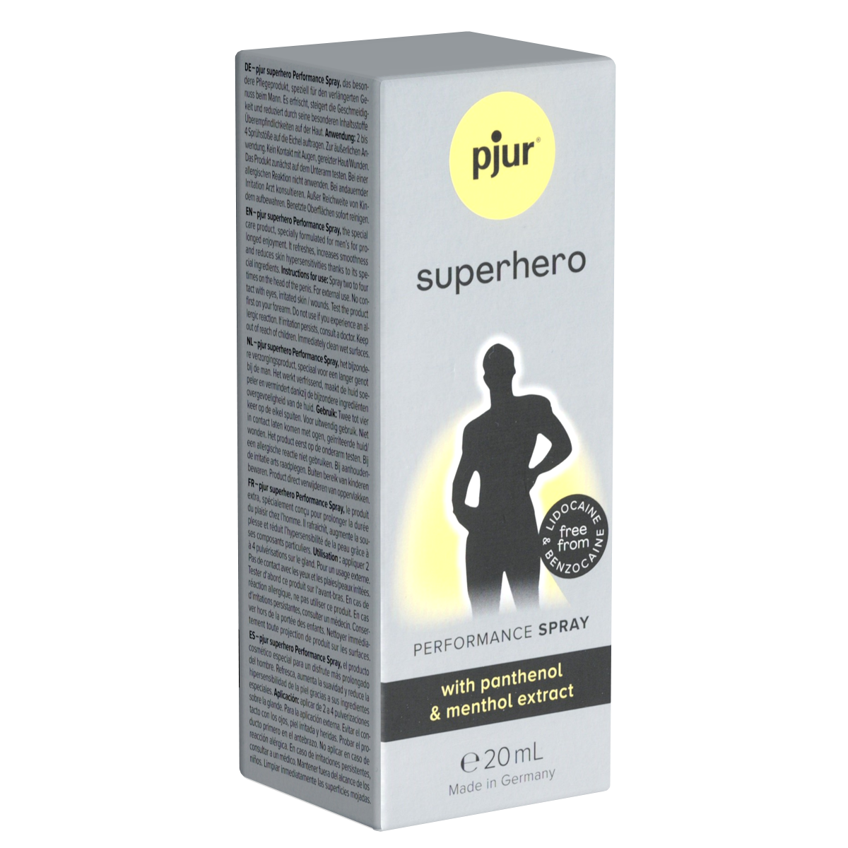 pjur® SUPERHERO: Performance Spray, 20ml