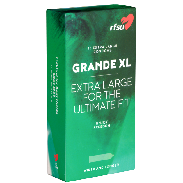 RFSU Single: Grande XL, 15 super large condoms