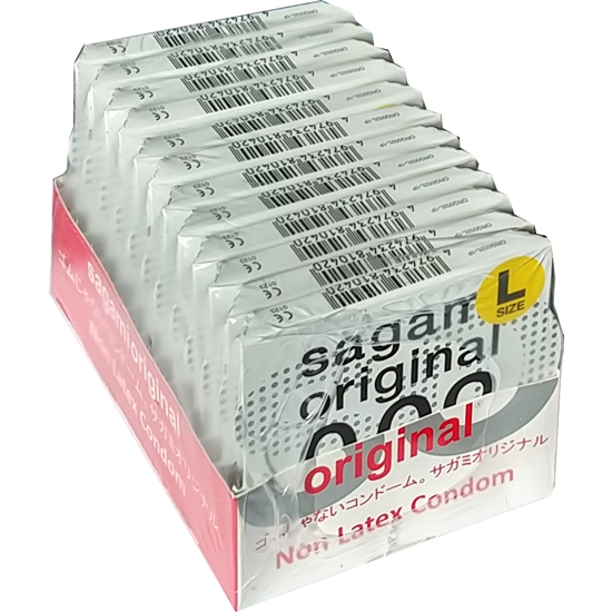 Sagami Retail-Unit: Original L-Size, 12x1 condom