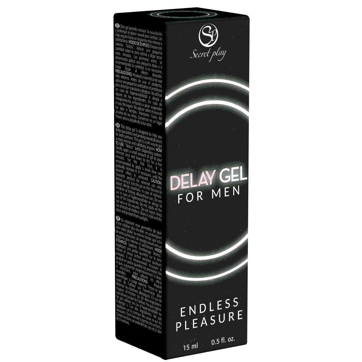 Secret Play «Delay Gel» For Men - 15ml, 100% natural, vegan, with refreshing mint aroma