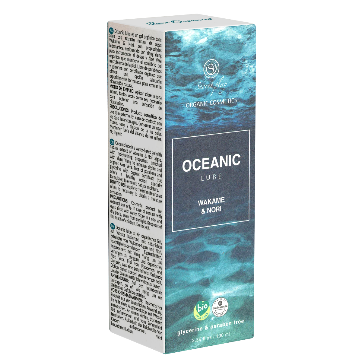 Secret Play «Natural Lube» Oceanic, 100ml natural lubricant