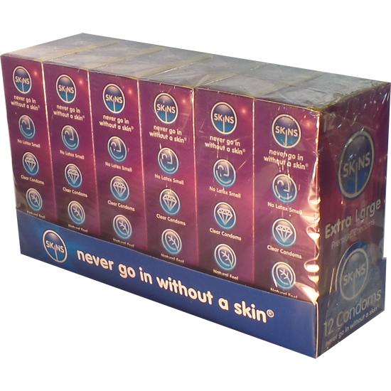 Skins Retail-Unit: Extra Large, 6x12 condoms