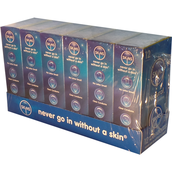 Skins Retail-Unit: Natural, 6x12 condoms