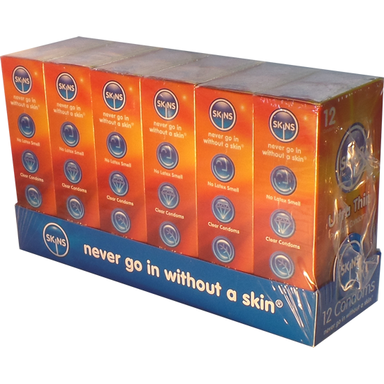 Skins Retail-Unit: Ultra Thin, 6x12 condoms