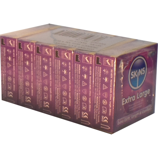 Skins Retail-Unit: Extra Large, 6x4 condoms