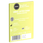 Banana Oral Latex Dam: Lecktuch mit Bananen-Aroma