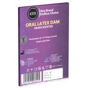 Grape Oral Latex Dam: Lecktuch mit Trauben-Aroma