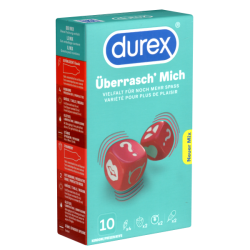 Durex «Überrasch' mich» 10 Markenkondome im Mix für überraschende Abwechslung