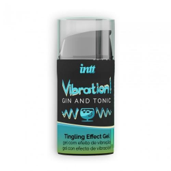 INTT «Vibration! Gin & Tonic» 15ml prickelndes Intimgel mit Geschmack (Gin Tonic) für einen intensiven Orgasmus