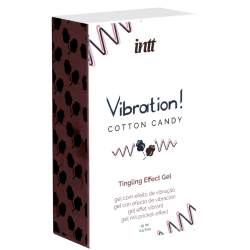 INTT «Vibration! Cotton Candy» 15ml stimulierendes Intimgel mit Zuckerwattegeschmack