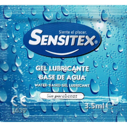 Sensitex «Gel Lubricante» Sin Parabenos, spanisches Gleitgel auf Wasserbasis, 3.5ml Sachet