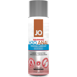 System JO «H2O Anal Warming» Gleitgel 60ml wasserbasiertes Gleitgel für Analsex, mit Wärme-Effekt