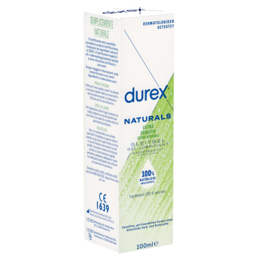 Durex «Naturals Extra Sensitive» Intimgel, 100 ml Gleitgel aus 100% natürlichen Inhaltsstoffen