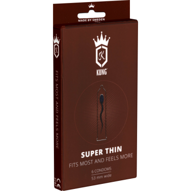 Kung «Super Thin» Fits Most and Feels More - Kondome Superdünn