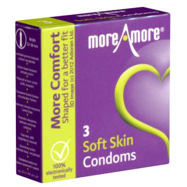 More Amore «Soft Skin» Soft Skin Kondome mit zartem Vanille-Duft