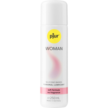 pjur® WOMAN «Silicone Personal Lubricant» Softer Formula & No Fragrance, silikonbasiertes Gleitgel für Frauen 250ml