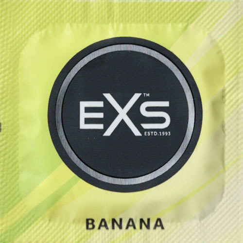 EXS «Banana» 100 tasty condoms, bulk pack