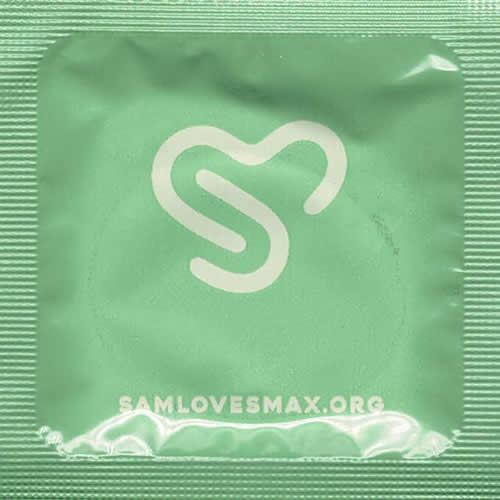 Condoms for the world «Sam Loves Max» 5 vegan condoms plus a condom donation for Mozambique