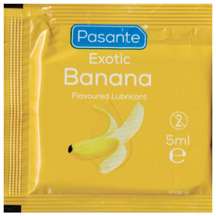 Pasante «Flavoured Lubes» 144 Pack of Water-Based Lubricants, 4 Delicious Flavours, Vegan-Friendly