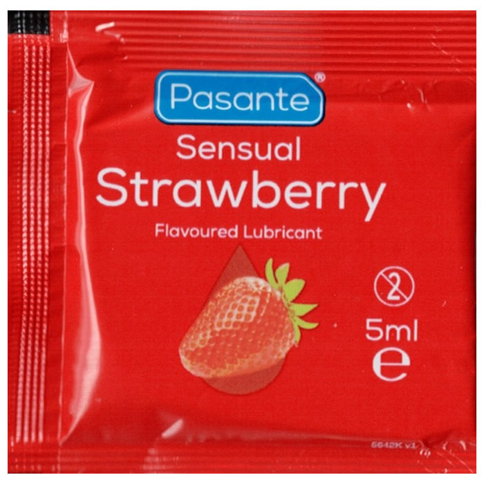 Pasante «Flavoured Lubes» 144 Pack of Water-Based Lubricants, 4 Delicious Flavours, Vegan-Friendly