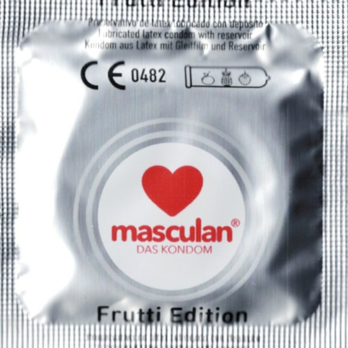 Masculan «Frutti Edition» 10 fruchtige Kondome in drei Trendfarben