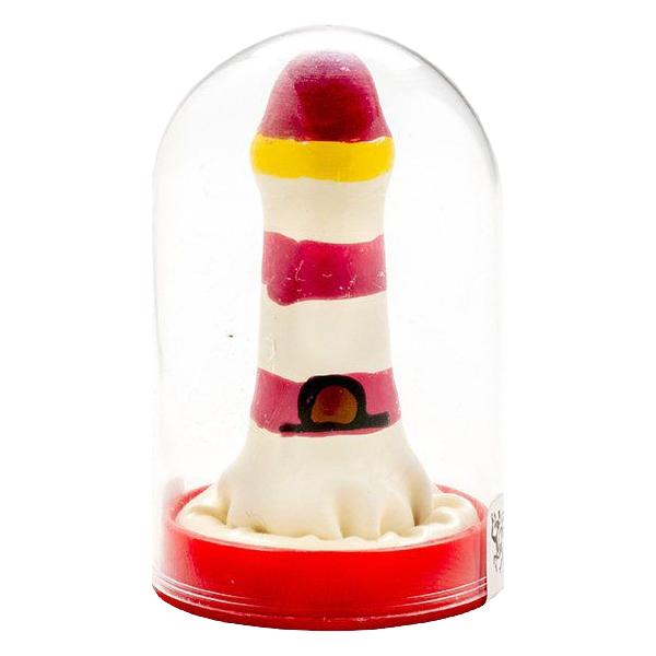 Novelty condom with figure «Lighthouse» 1 piece, hand painted