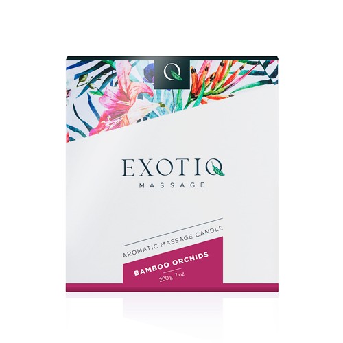 Exotiq  «Bamboo Orchids» massage candle with flowery scent, 200g