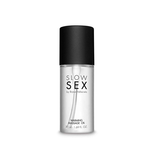 Bijoux Indiscrets SLOW SEX «Warming Massage Oil» 50ml wärmendes Massageöl für den ganzen Körper - mit Kokosduft