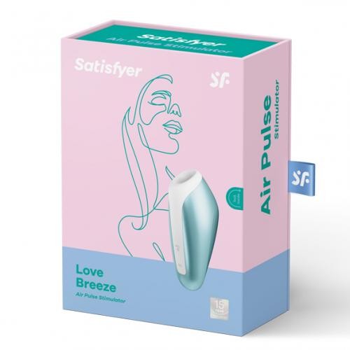 Satisfyer «Love Breeze» Ice Blue, suction vibrator for an explosive clitoral orgasm