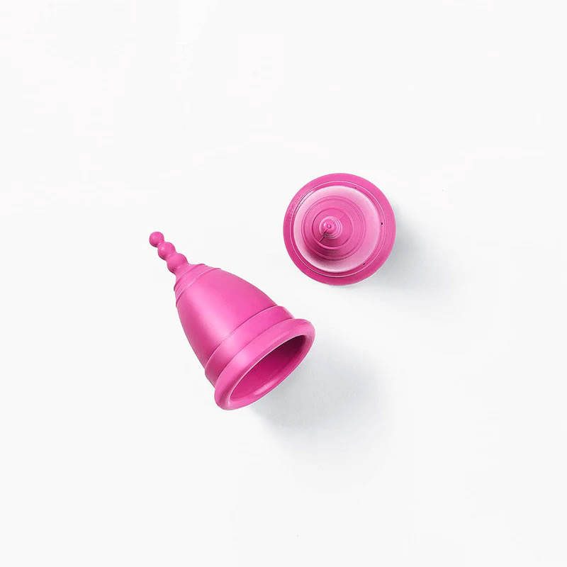 Loovara «Period Cup» (size M) pink menstrual cup - the environmentally friendly alternative to pads & tampons